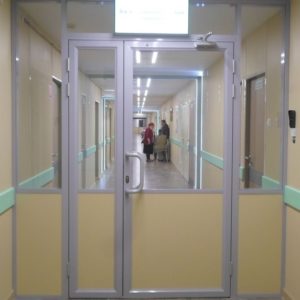 Противопожарная перегородка с двойным стеклом / серия FRM5390